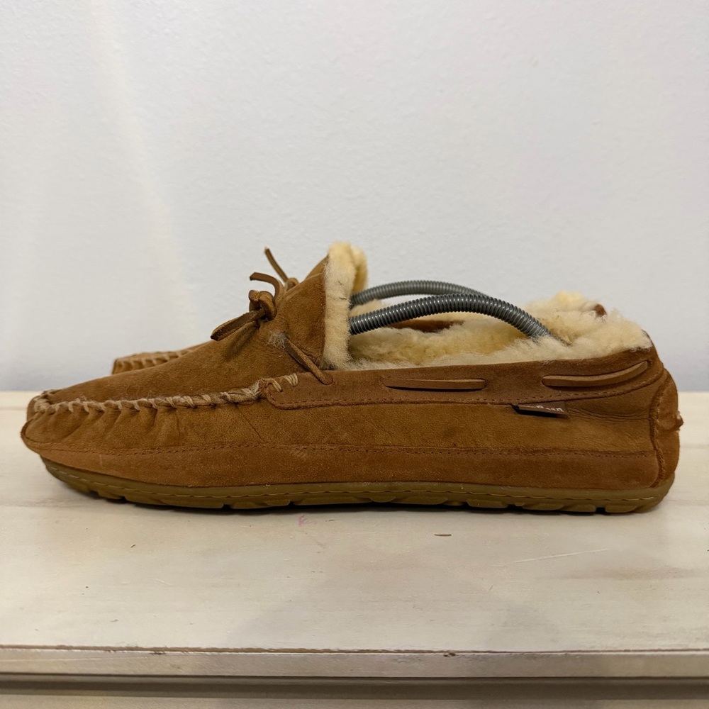 L.L. Bean Brown Suede Wicked Good Loafers Size 12
